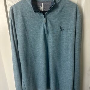 johnnie-O Striped Blue Pullover
